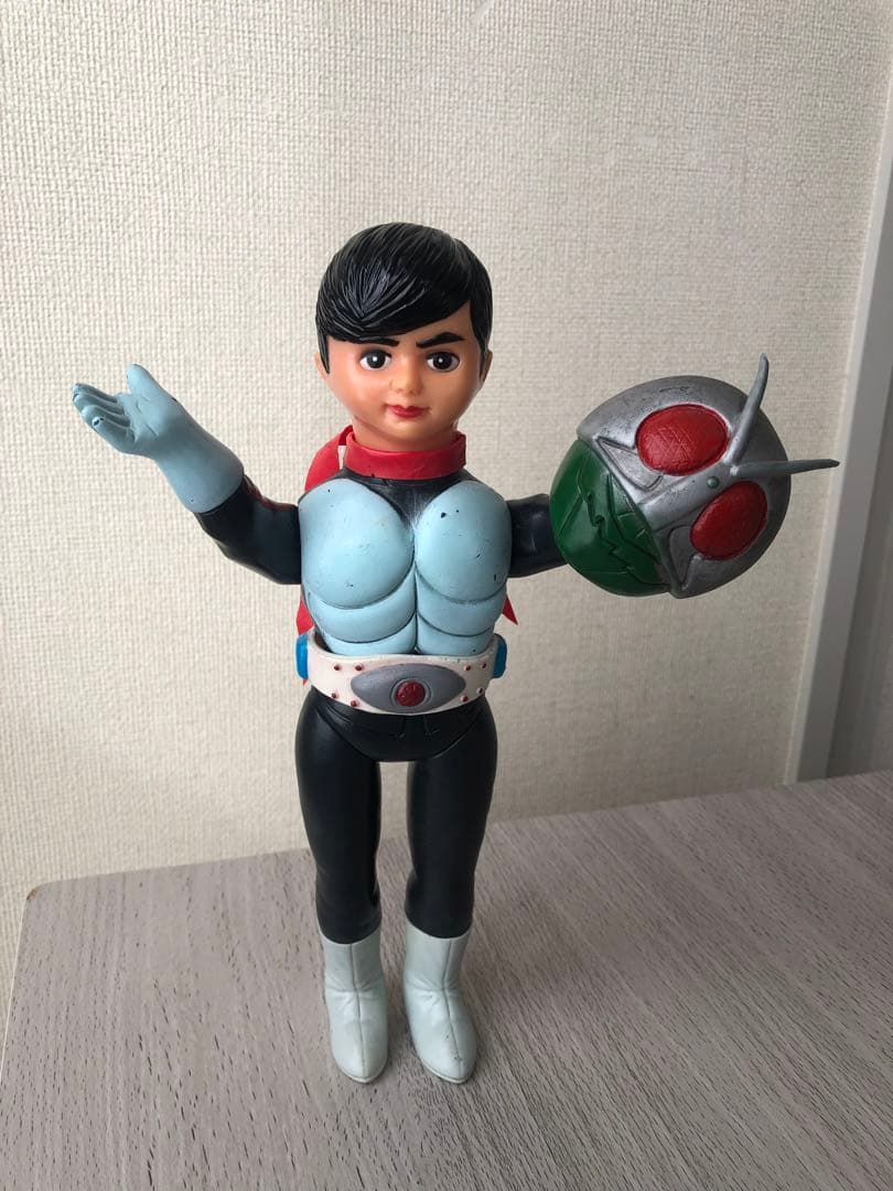 旧バンダイ　当時物　仮面ライダー初期　ソフビ 旧バンダイ 当時物 仮面ライダー初期 ソフビ 仮面ライダーソフビ 当時