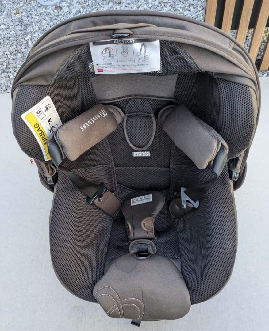 極美品エールベベクルット5i 回転式チャイルドシート isofix