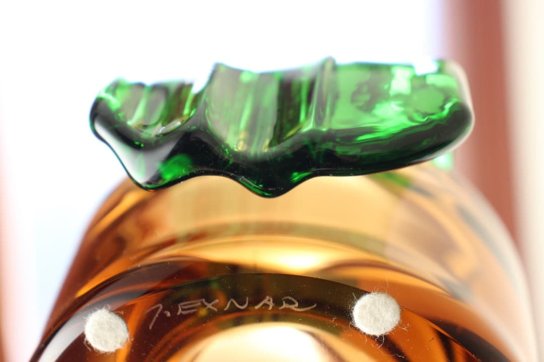 チェコ クリスタル ボヘミアングラス 物入れ ヨセフ・エクナー - メルカリ