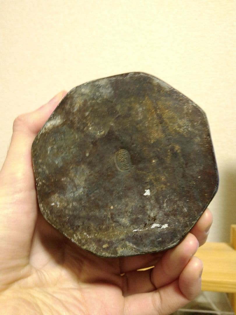 大型 文政12年 寺院用 磬子 おりん バチ付 寺院仏具 仏教美術 手打 法