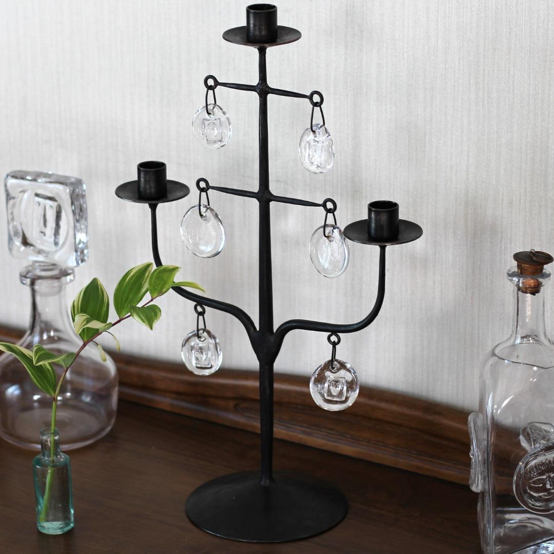 貴重な大型】エリックホグラン ツリー型 キャンドルスタンド 北欧