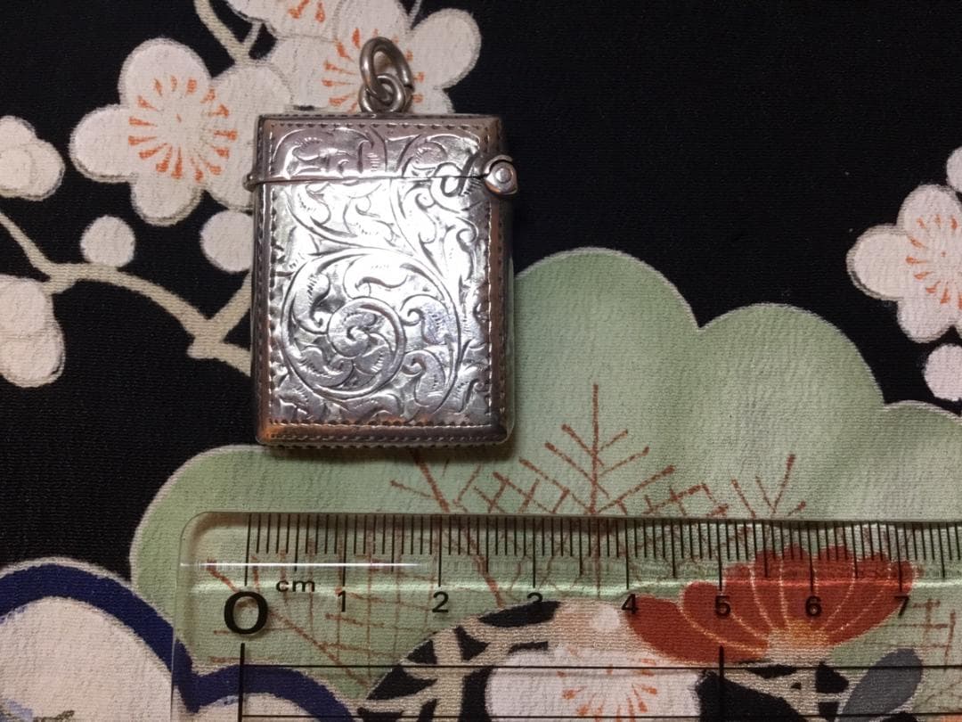 アンティーク シルバー マッチケース バーミンガム 1908年 15.2g