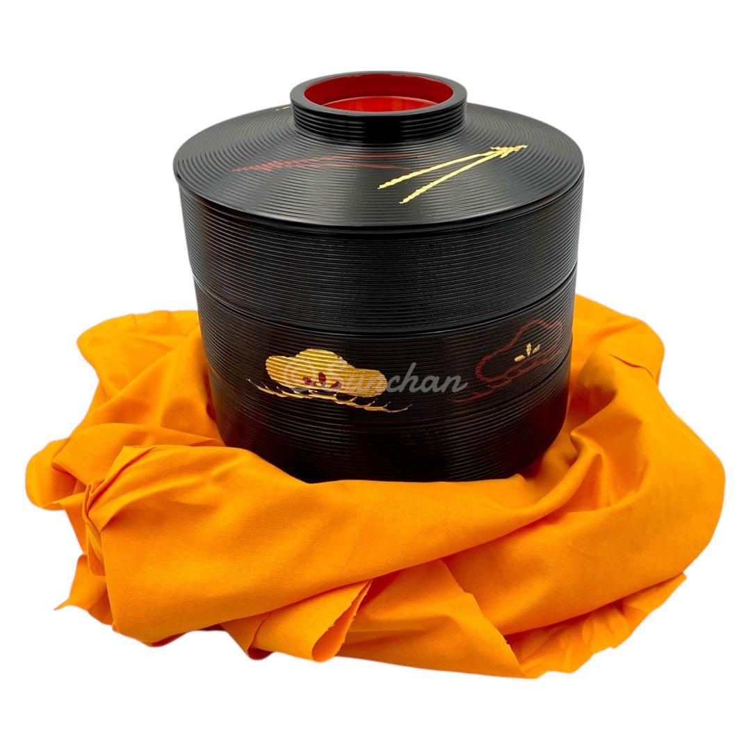 【未使用品】 平安象彦 松寿重 松下電器開業50周年記念品 御重箱 漆器 京漆匠