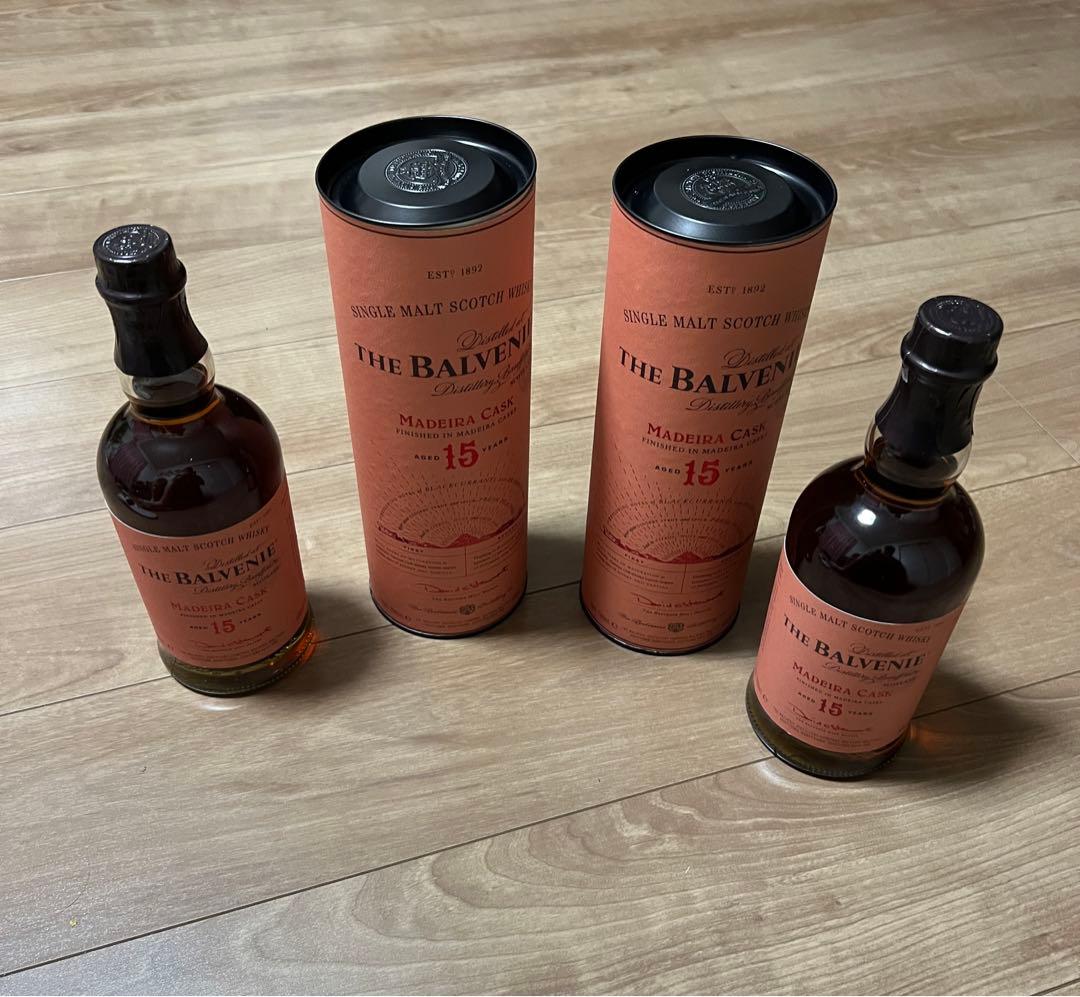 新品　バルヴェニー 15年 マディラカスク 43% 2本セット　免税店限定 新品 バルヴェニー 15年 マディラカスク 43% 2本セット 免税店限定