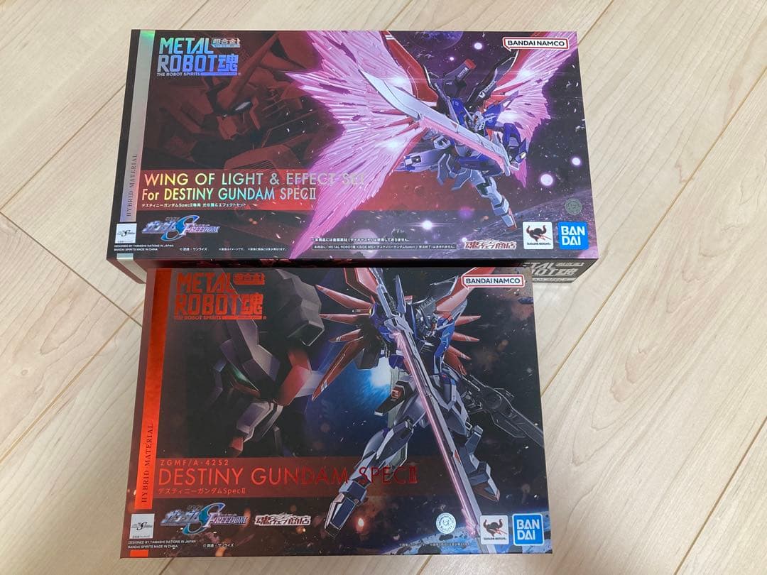 L ROBOT魂 デスティニーガンダム Specllエフェクトセット とろ＋ひまつぶし | METAL ROBOT魂[SIDE MS]：デスティニーガンダム