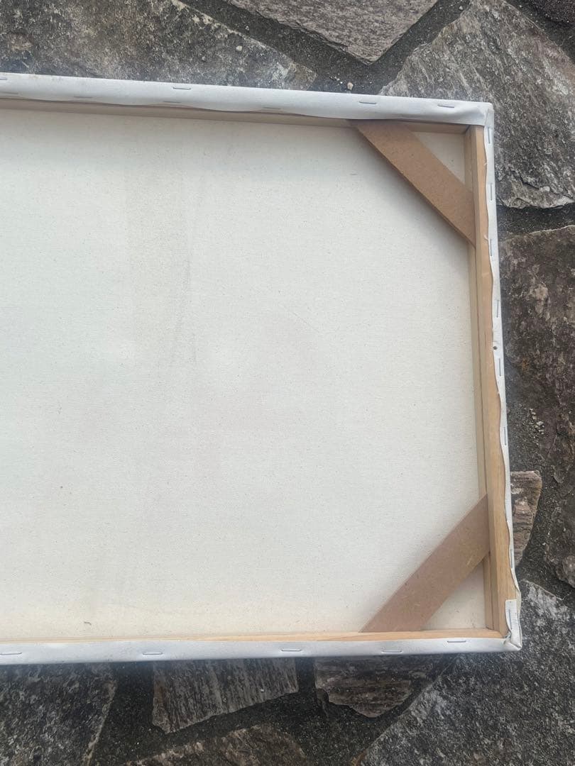 油絵　満鉄関連　「アジア」　希少・レア品　額なし　木枠のみ　満鉄