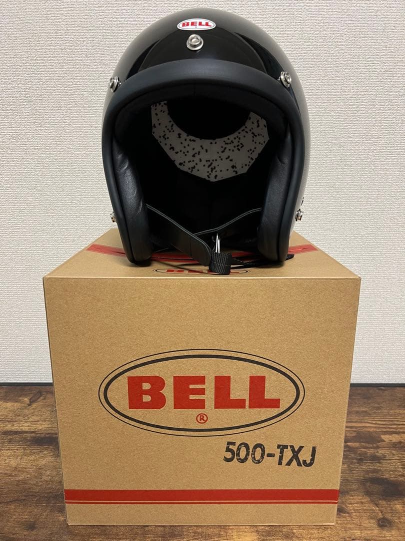 試着のみBELL 500-TXJ ジェットヘルメット M SOLID BLACK