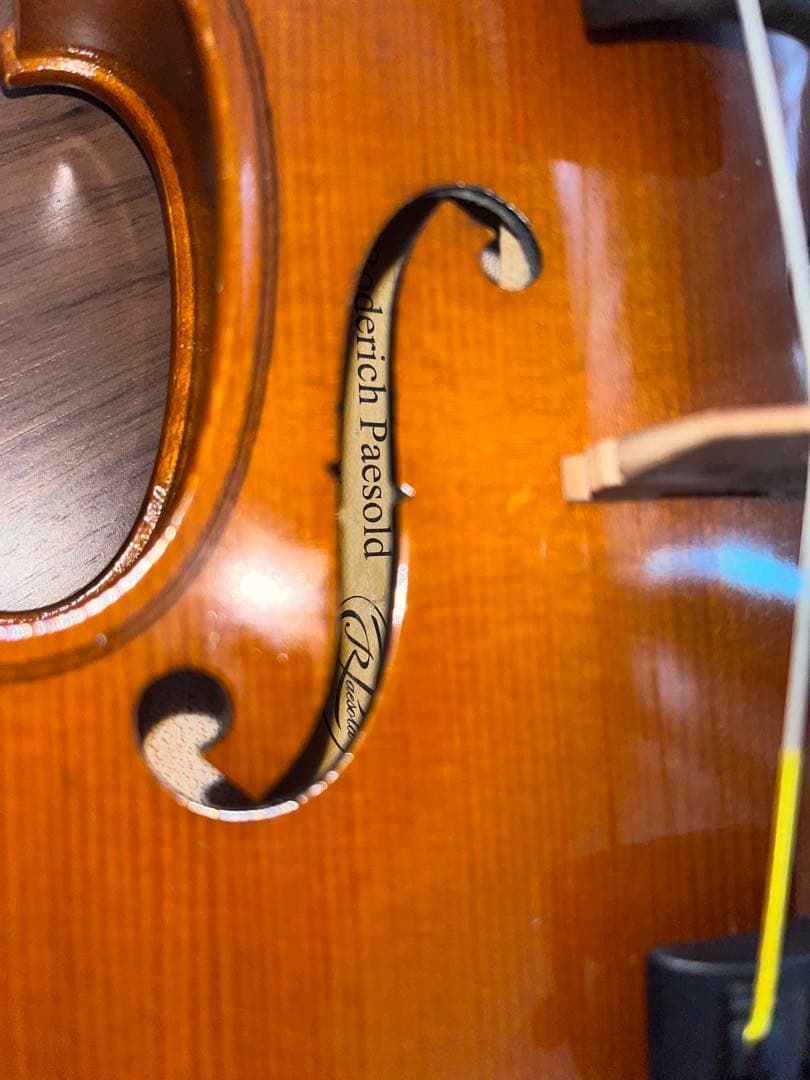ペゾルト 801 バイオリン 1/2サイズ 本体 肩当て アルシェ弓 ケース