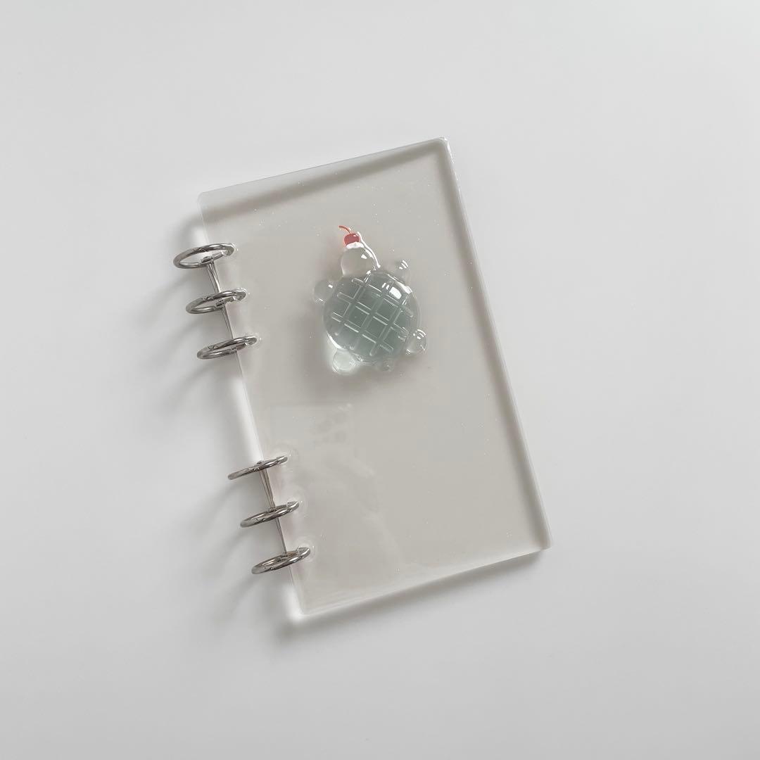 早い者勝ち　韓国　貯金　アクリルバインダー　バインダー　カバー　リフィル　亀 早い者勝ち 韓国 貯金 アクリルバインダー カバー A6 リフィル