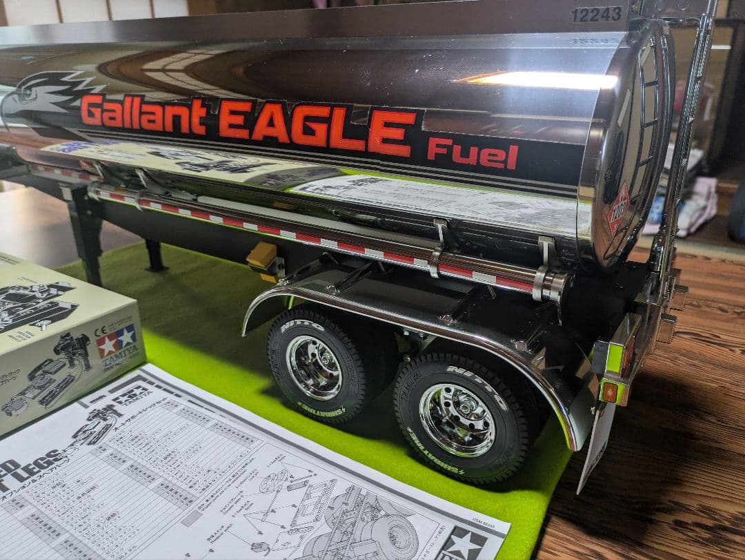 タミヤ 1/14 RC トレーラー用 フューエルタンク オートサポートレッグ