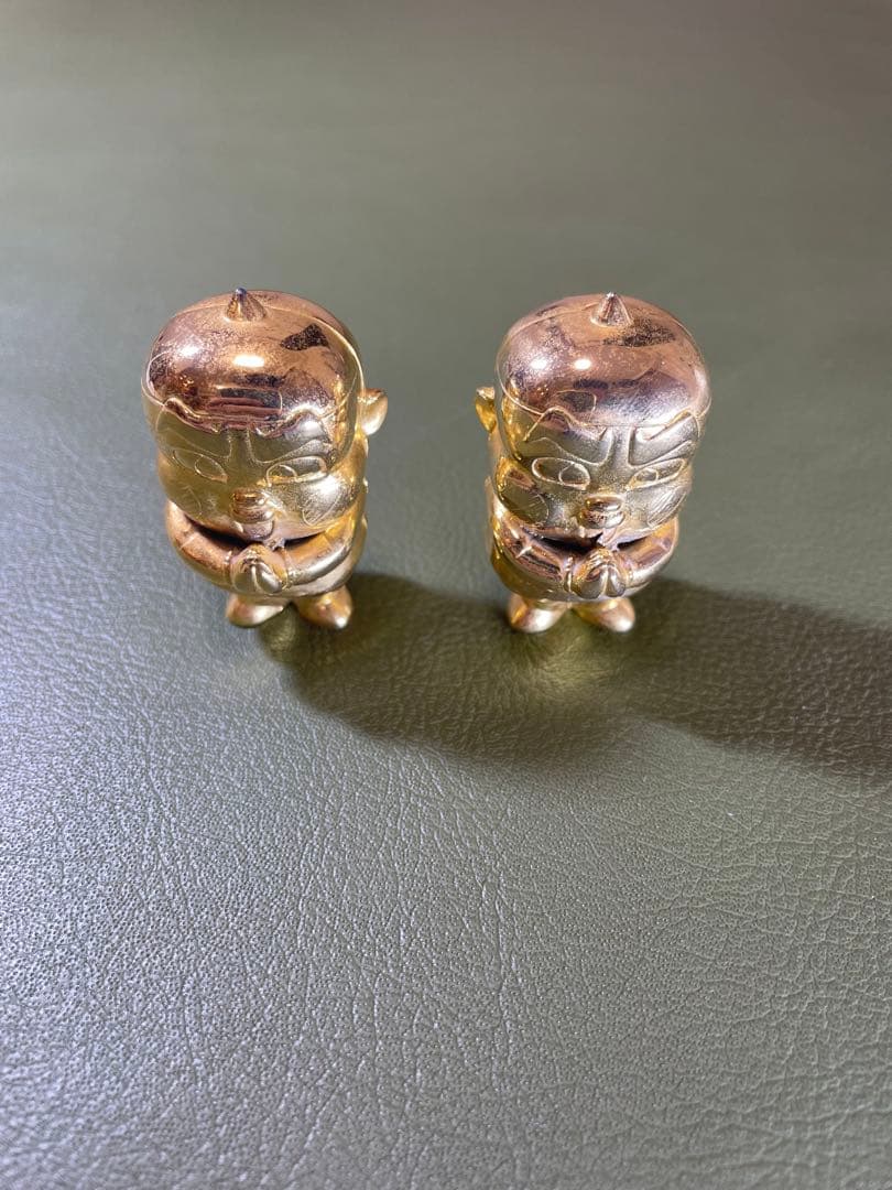 希少　おぼっちゃまくん　黄金像2体セット　小林よしのり