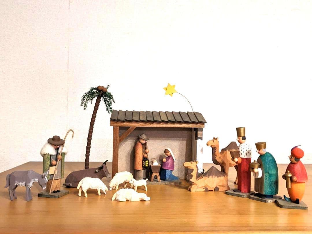 ギュンターライヒェル Günter Reichel 聖誕セット クリッペ 旧 ギュンターライヒェル Günter Reichel 聖誕セット クリッペ 旧