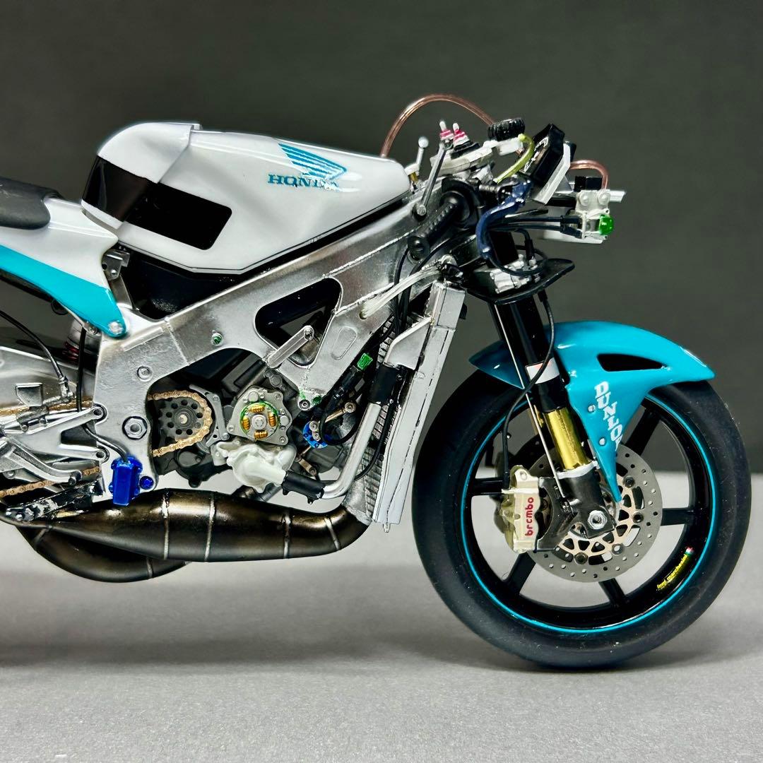 1/12 ハセガワ ホンダRS250RW 2008 #48プラモデル 完成品