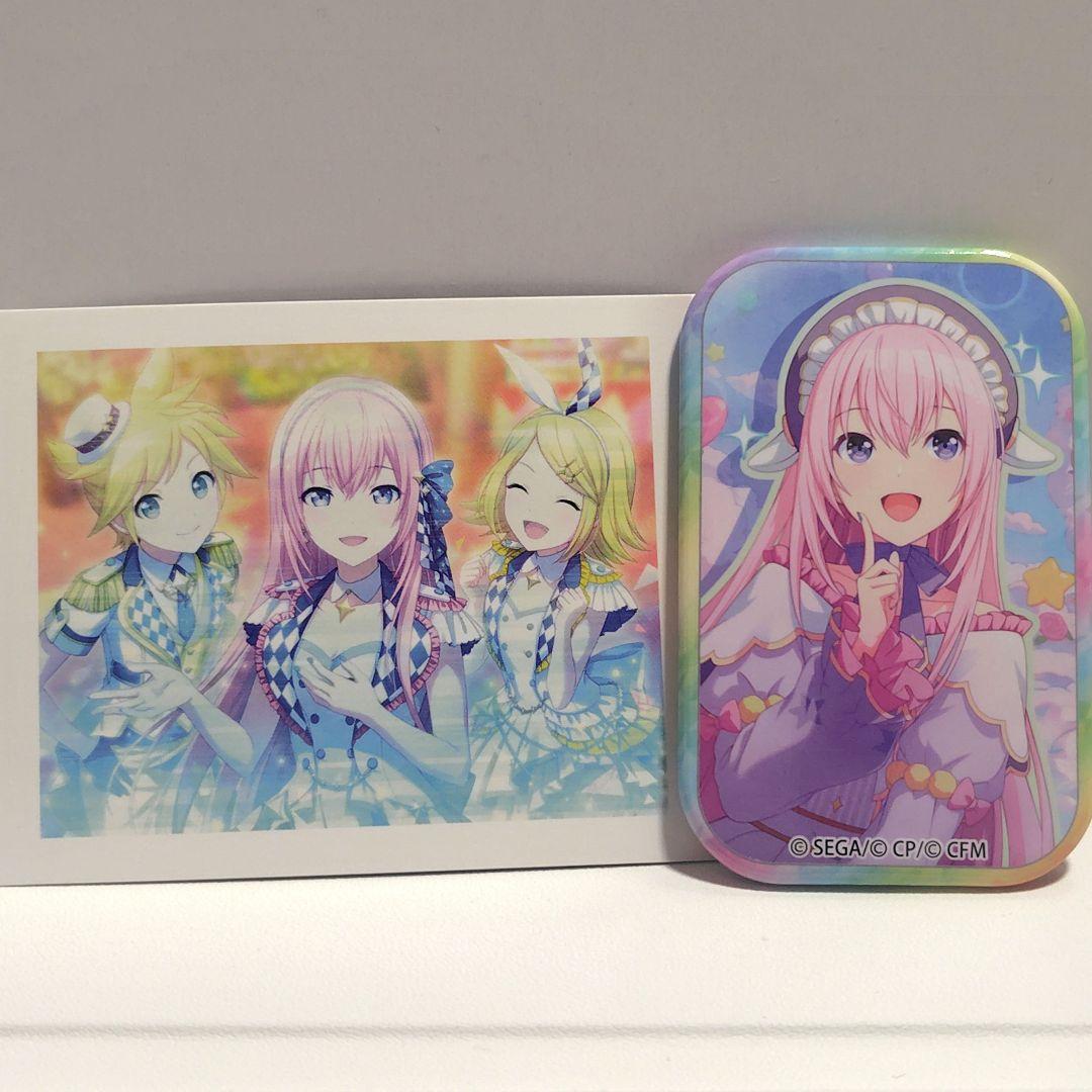 プロセカ 巡音ルカ スクエア缶バッジ ぱしゃこれ - メルカリ