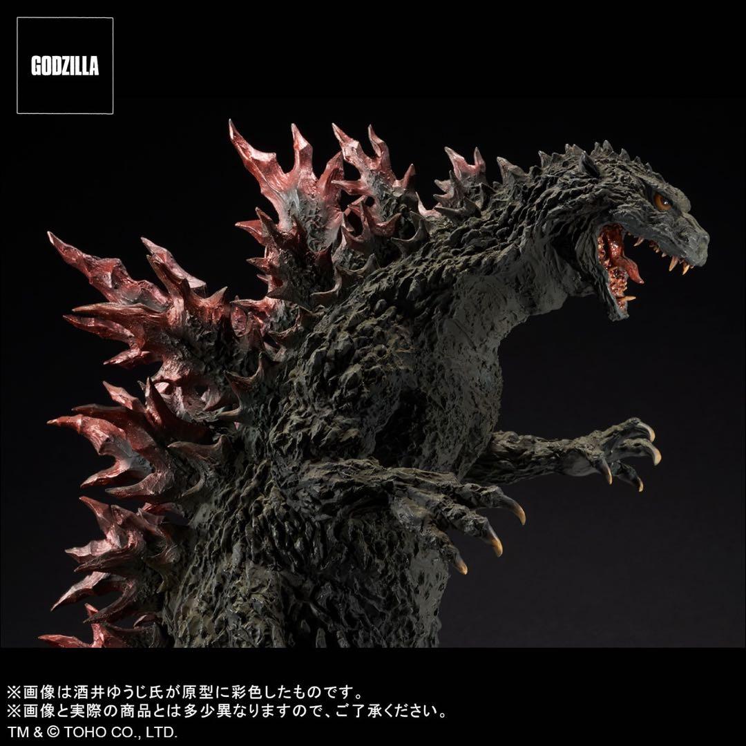 ゴジラ2000 ミレニアム ひな形レプリカ ソフビ版 メタリックレッドver