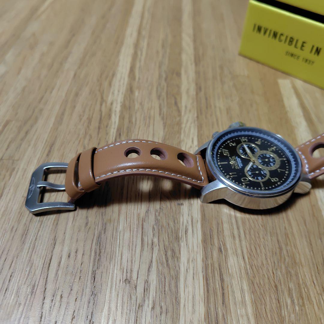 INVICTA 腕時計 メンズ レザーバンド S1 RALLY 23597