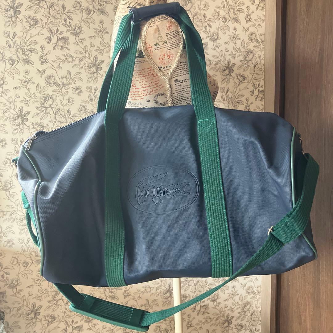 ラコステ　ボストンバッグ　旅行バッグ ラコステ LACOSTE ALTITUDE NYLON ボストンバッグ （ブラック） -靴