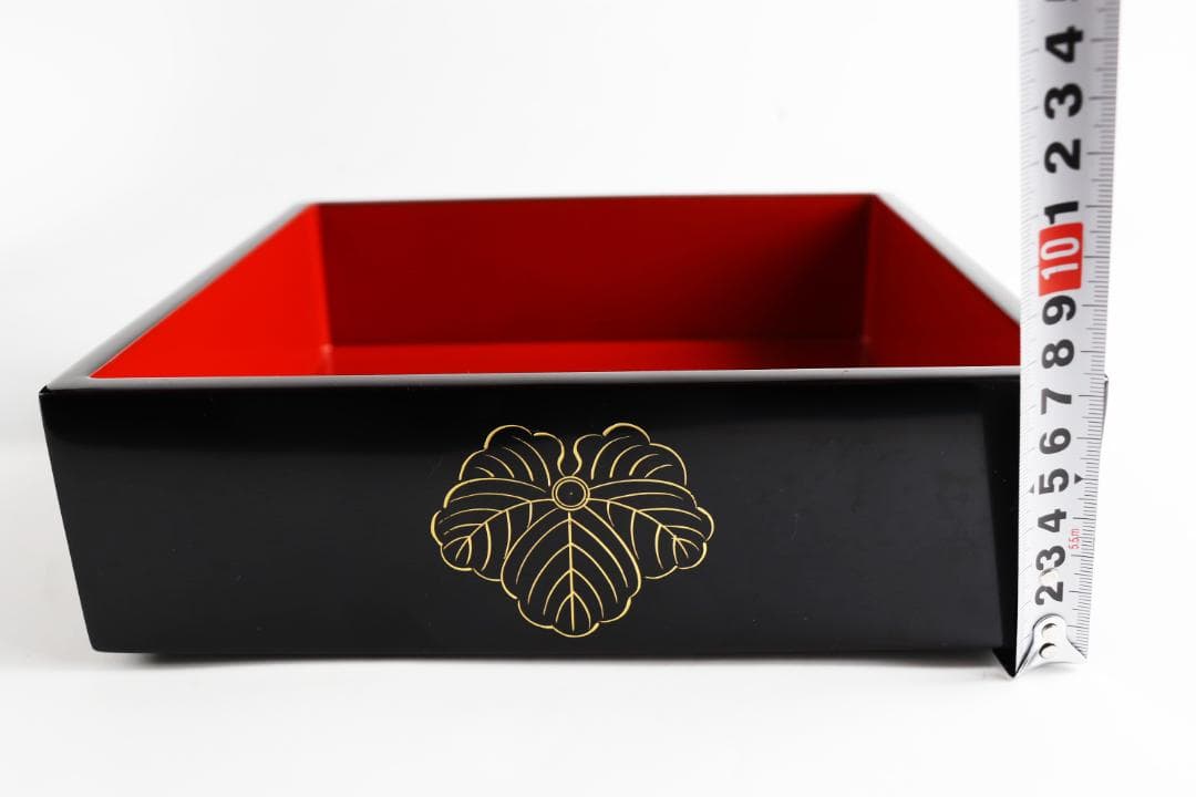 輪島塗 重箱 御重 蔦家紋 蒔絵 木製漆器 木箱