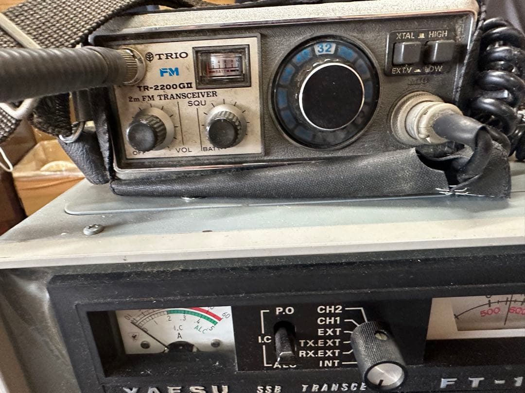 ヤエス無線 YAESU FT 101E 無線機 TR 2200G2 デジタル簡易無線 ヤエス