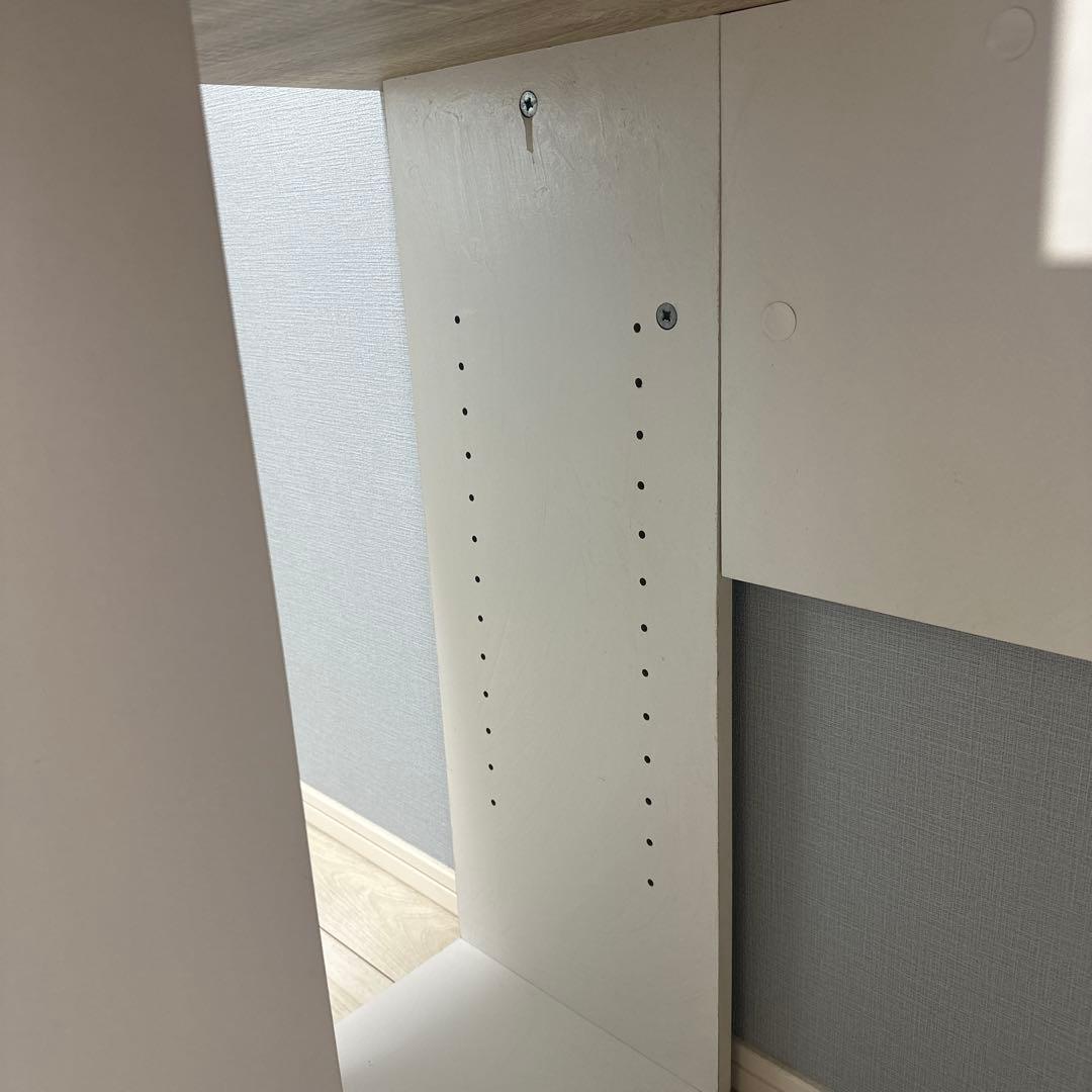 LOWYA(ロウヤ)パソコンデスクL字型、幅100cm、オーク/ホワイト