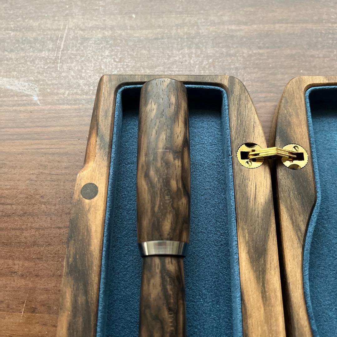 工房楔 黒柿孔雀杢 クローズドエンド楔 コンプロット デューエ - メルカリ