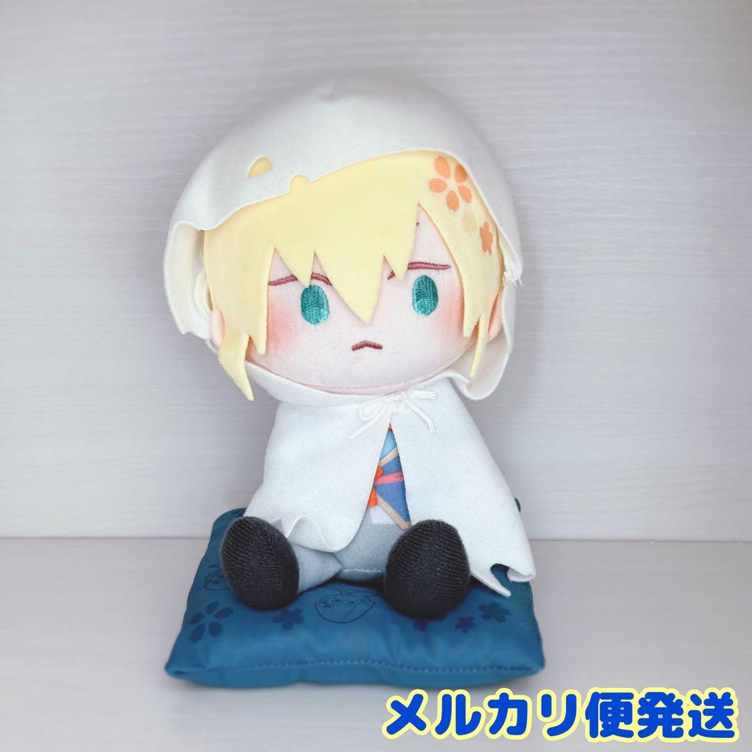 わんぱく！刀剣乱舞 ぬいぐるみ 山姥切国広 座布団風クッション セット