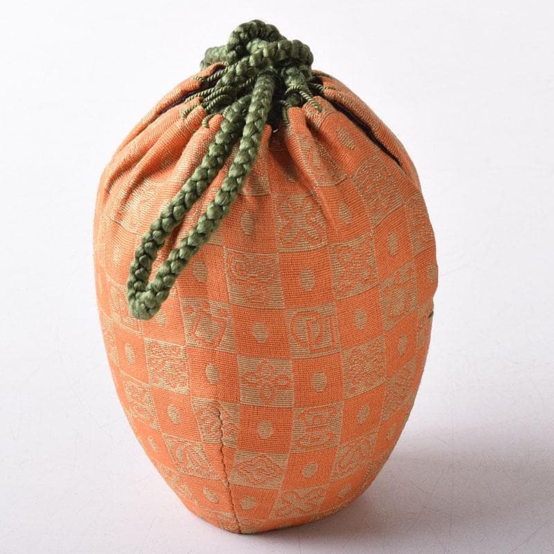 茶道具 京焼 平安 森岡嘉祥造 高取釉 茶入 仕覆付 共箱 V 7682 - メルカリ