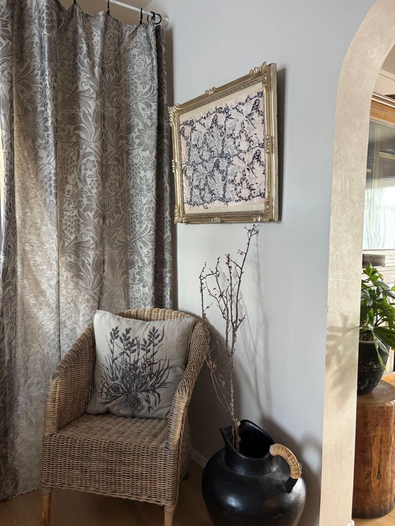 vintage アートフレーム　額縁　アールデコ　検）ウィリアムモリス