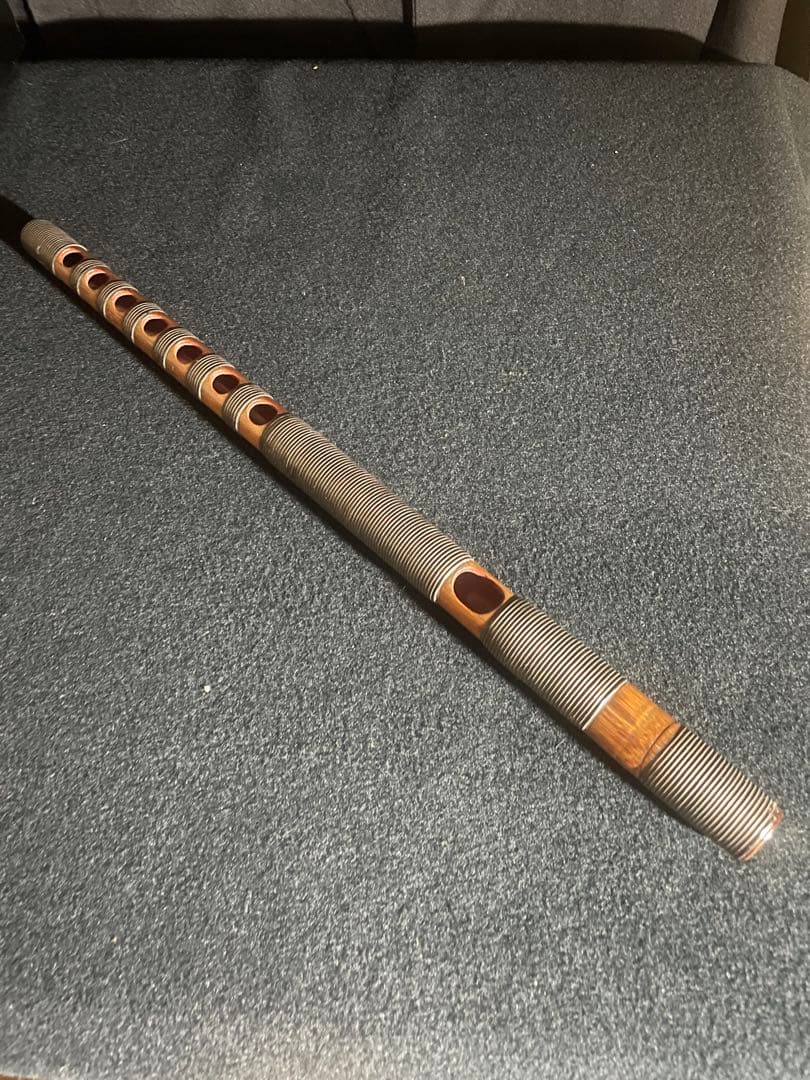 山 　②龍笛　本管　雅楽　藤巻　長さ40cm 江戸期時代物 龍笛 本管 山 ②龍笛 本管 雅楽 藤巻 長さ40cm 江戸期時代物