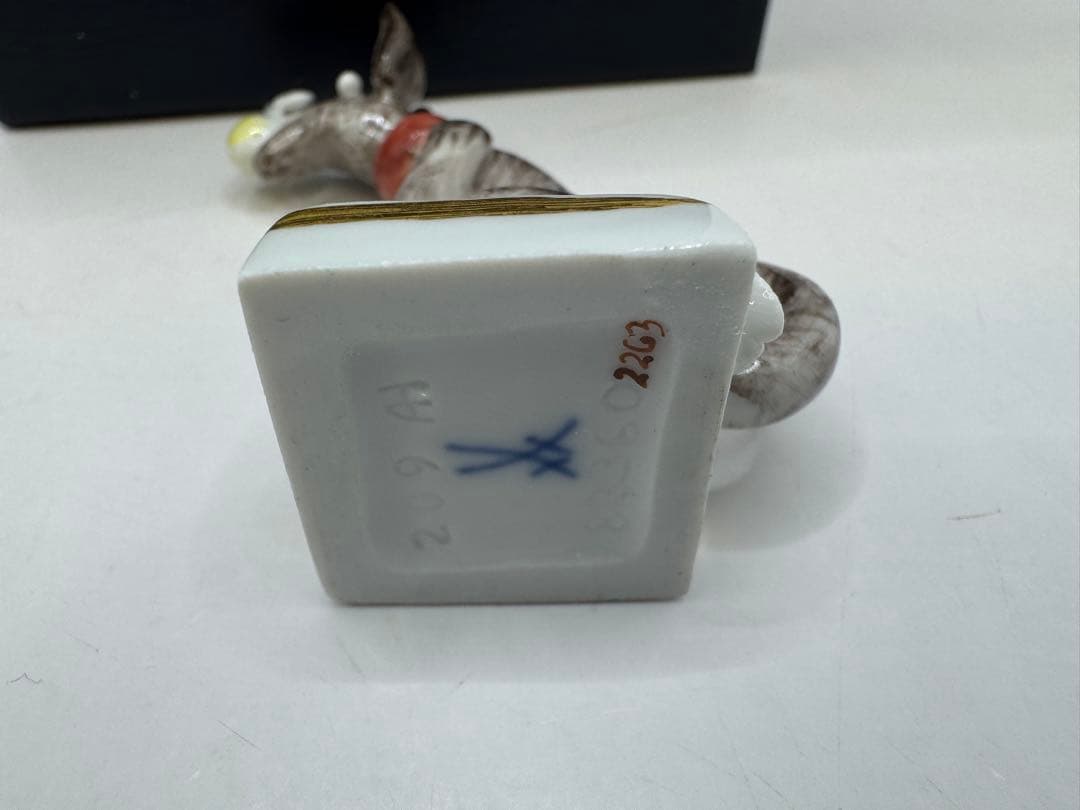 極美品 Meissen マイセン 干支シリーズ 犬 いぬ フィギュリン - メルカリ