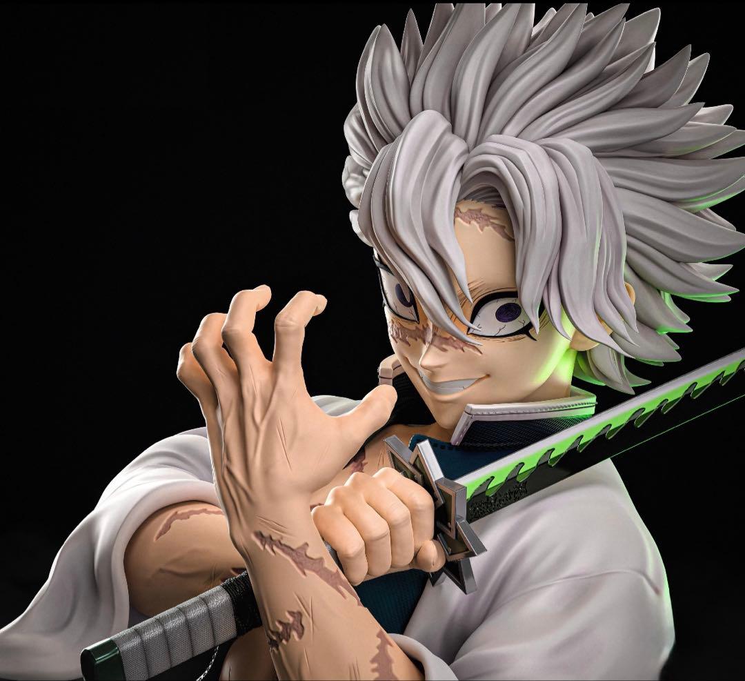 ガレージキット　鬼滅の刃　ガレキ　未塗装未組立　1／6スケール　不死川実弥　鬼滅