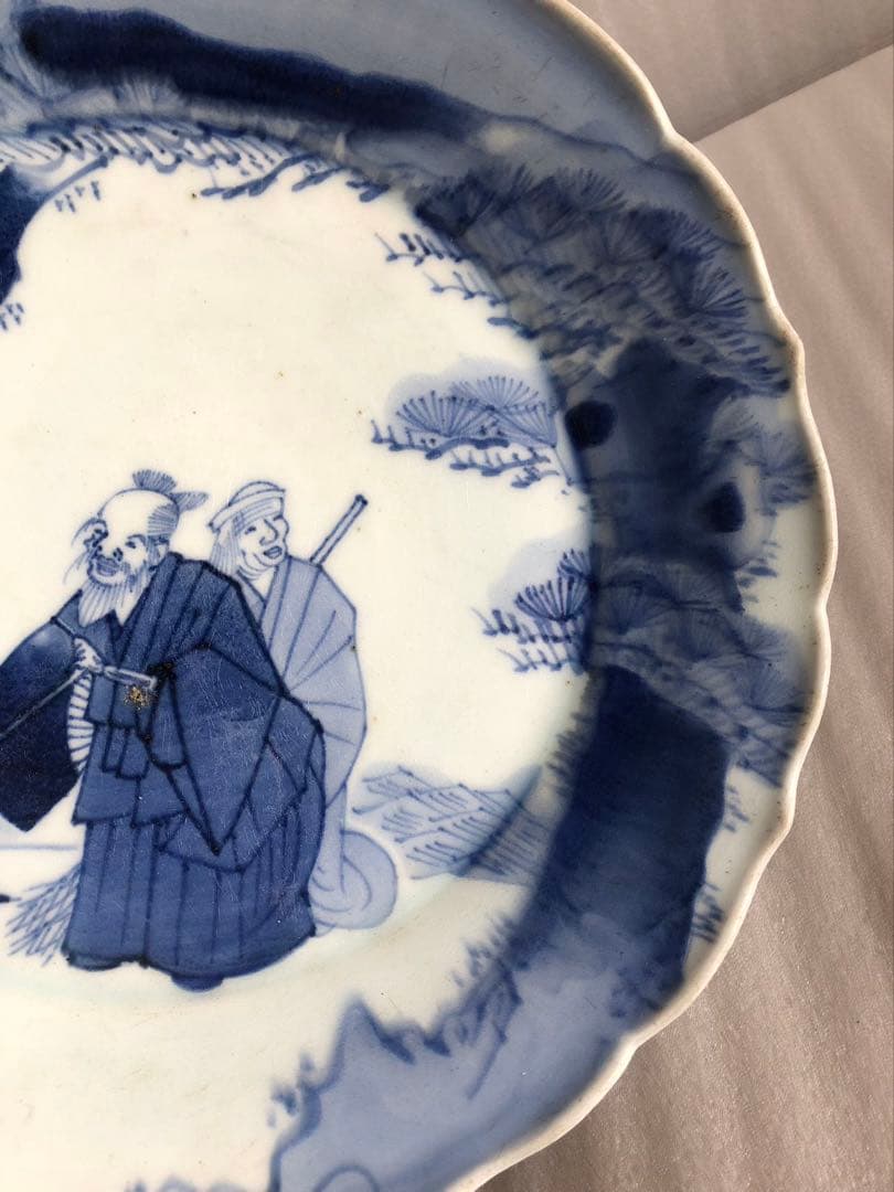 古伊万里 飾り皿 直径29cm 伊万里 染付 時代物26A3 - メルカリ