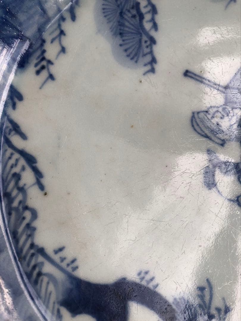 古伊万里 飾り皿 直径29cm 伊万里 染付 時代物26A3 - メルカリ