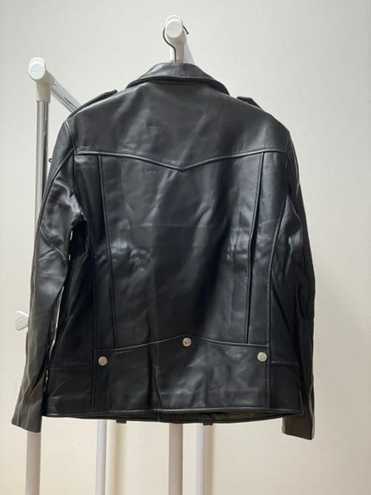 イタリア BOLINIブラックライン レザージャケット・本格ライダース 48/L