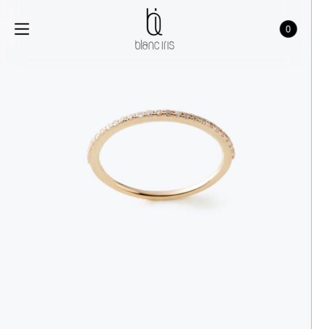 ブランイリス K10 極細エタニティリング 9号