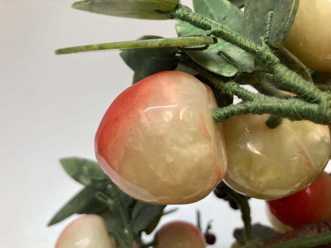 中国美術 天然石 玉石盆栽