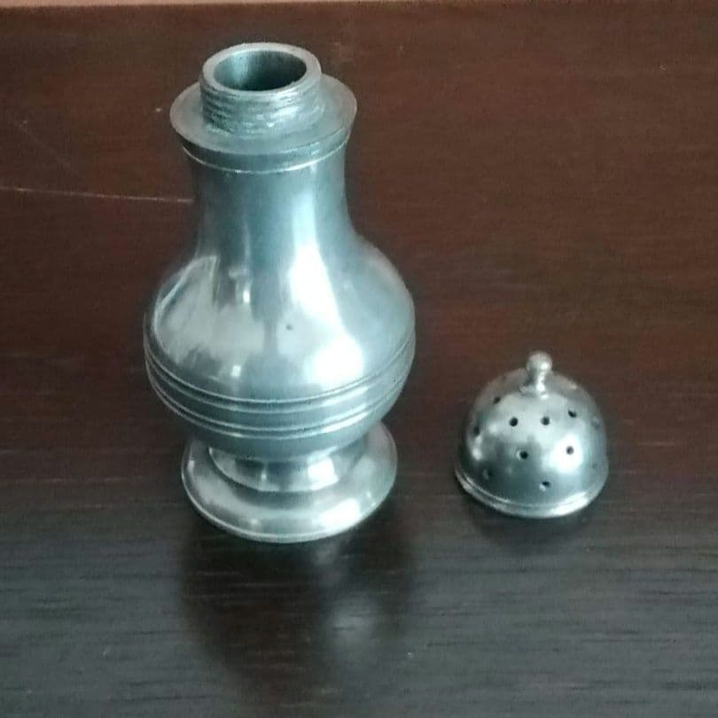 世界の名品　john somers　ピューター調味料入れ　ソルトシェイカー