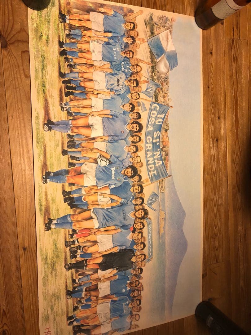 イタリア(ナポリ)のポスター 1960 年代 ヨーロッパ レトロ アート 装飾 ヴィンテージ ナポリ