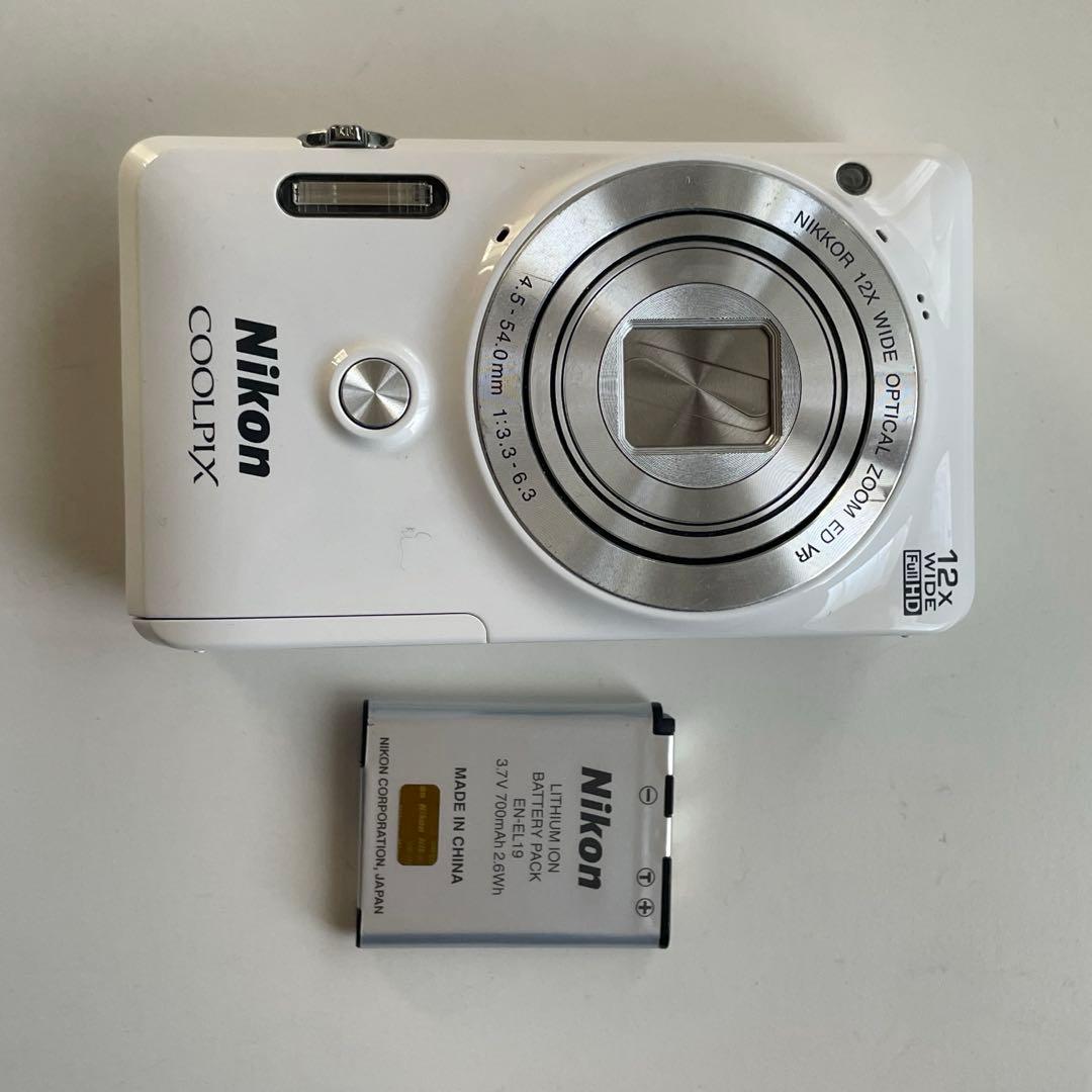Nikon COOLPIX S6900ホワイト 自撮り対応 箱・付属品あり Nikon