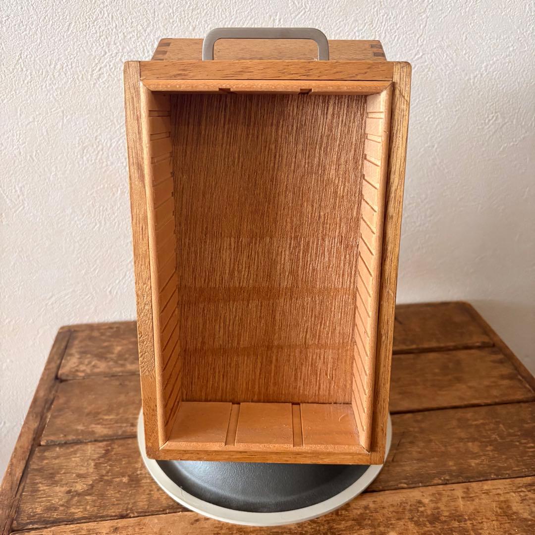 レトロ トナカイ印 印鑑タワー 回転式ゴム印ケース 古道具 ショー