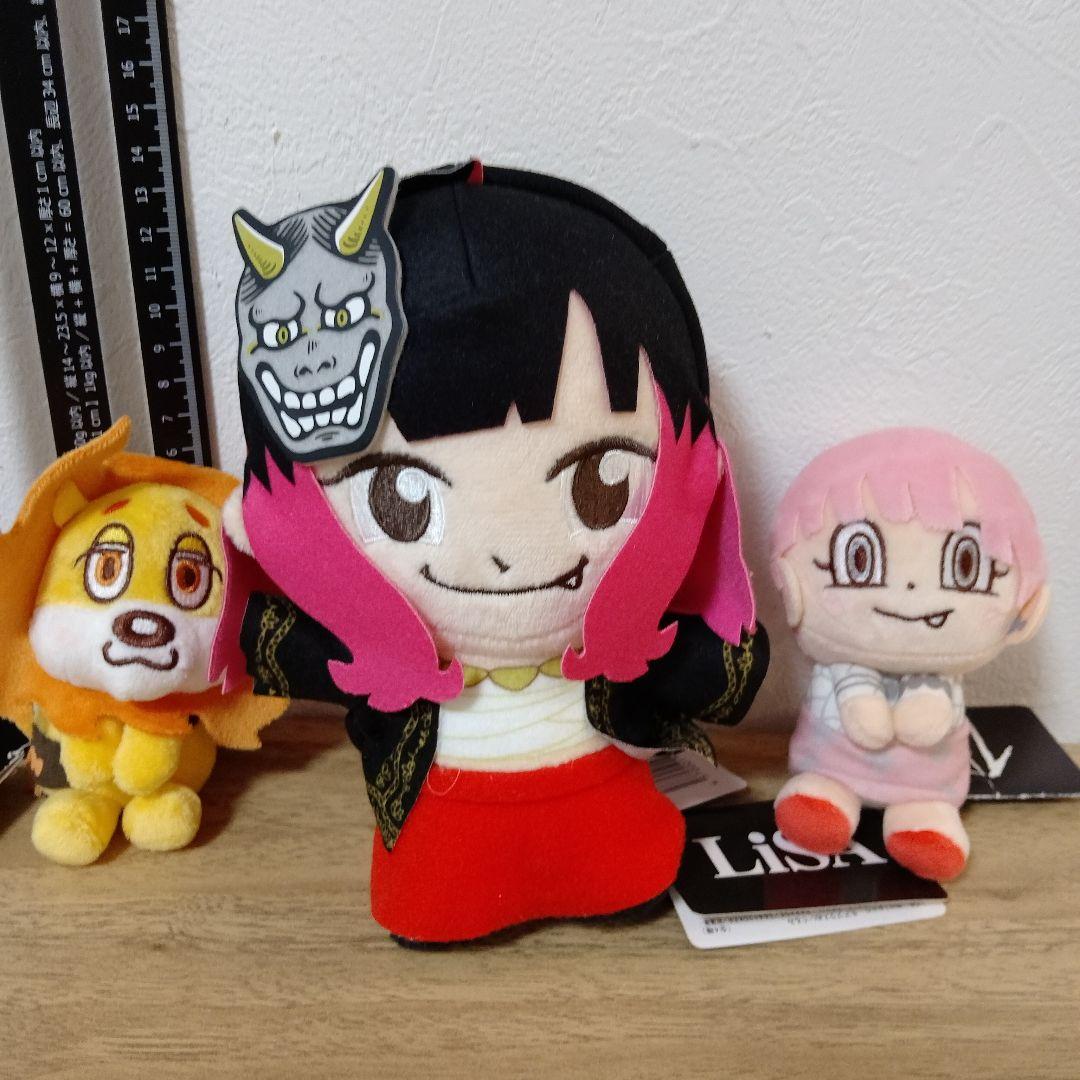 LiSA &you モアプラスキーチェーンマスコット 紅蓮華 moipon 3点