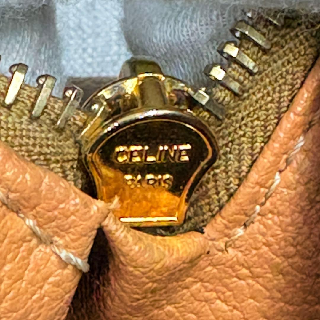 CELINE セリーヌ マカダム ハンドバッグ トリオンフ PVC ヴィンテージ