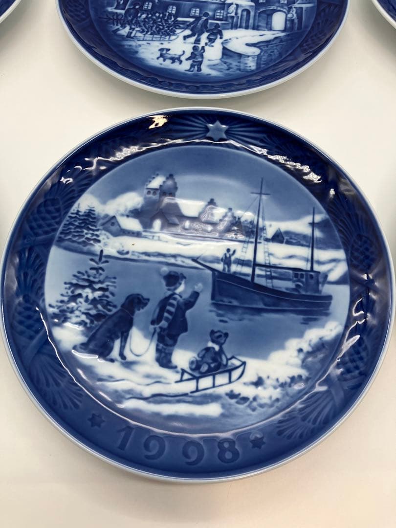 ロイヤルコペンハーゲン　イヤープレート　9枚 1991〜1999年　1990年代