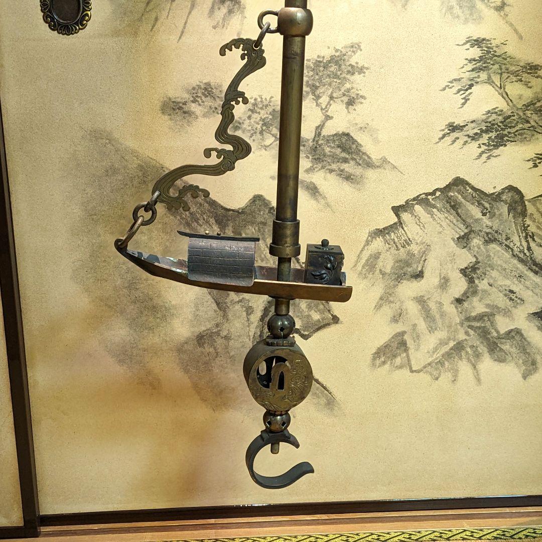 古民具 囲炉裏 自在鉤