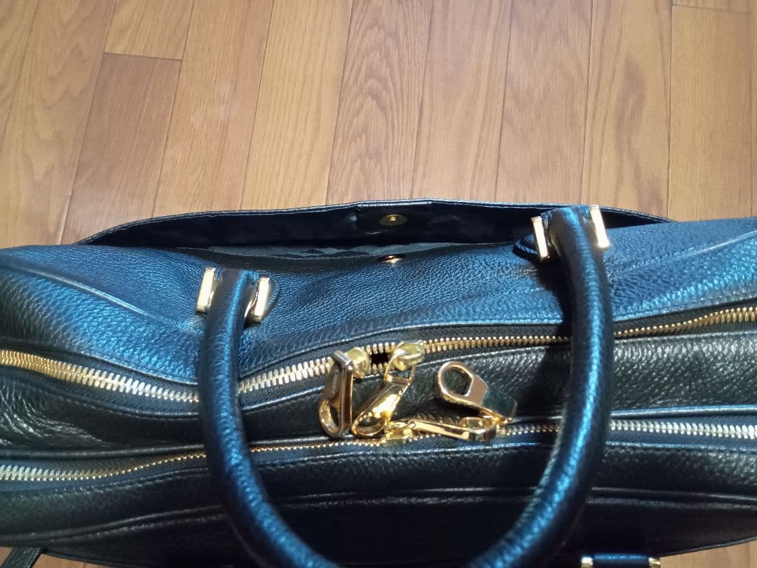 【kees】チマブエ　エメリー　ブリーフケース（ダブル）黒