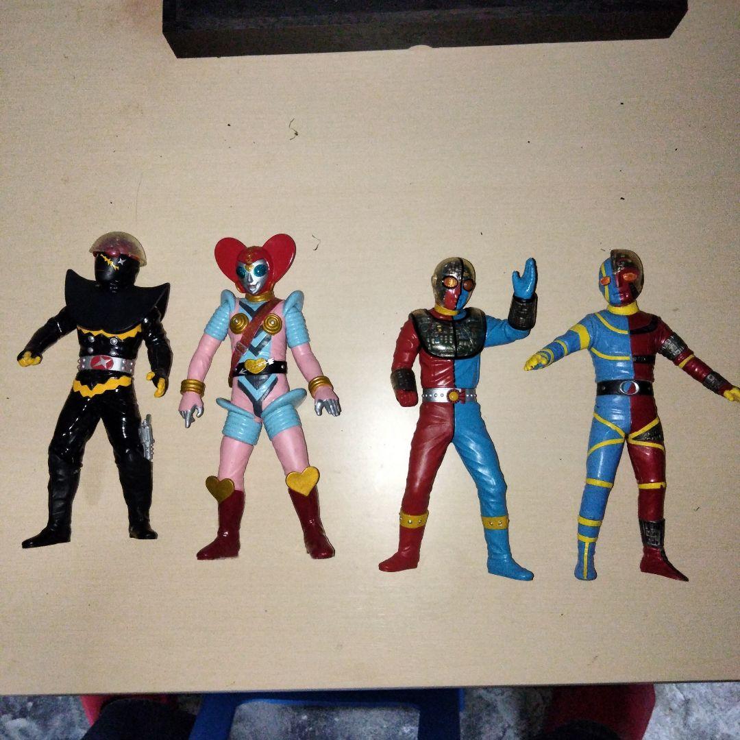 キカイダー ソフビ魂フィギュア4体 ソフビ魂 人造人間 キカイダー