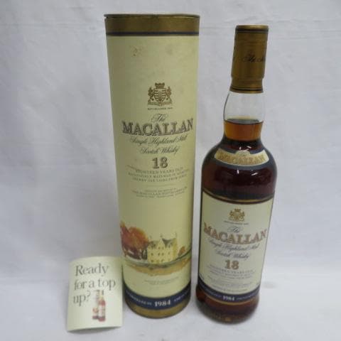 ザ・マッカラン 18年 1984 シェリーオークカスク 750ml 43% 箱付 ザ・マッカラン シェリーオーク 【正規品 箱入】ザ マッカラン 18 年