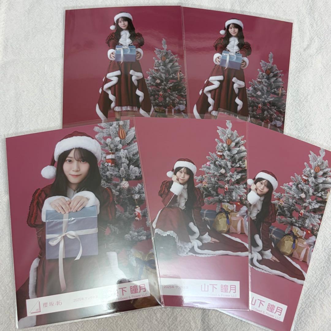 櫻坂46 山下瞳月 2025年サンタ衣装 - メルカリ
