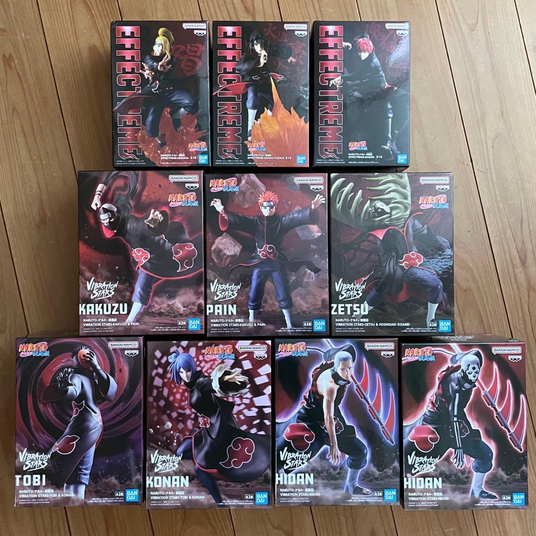 NARUTO ナルト疾風伝 暁 フィギュア セミコンプ10種セット 新品