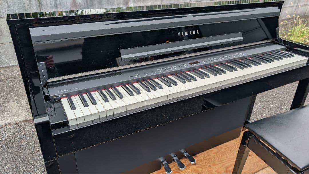 送料込み YAMAHA 電子ピアノ CLP-S408PE 12年製 憧れピアノ